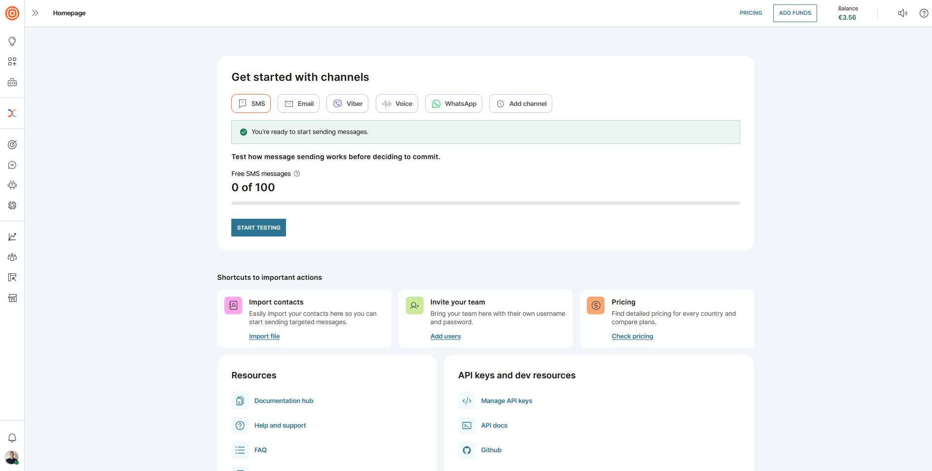 Infobip Homepage